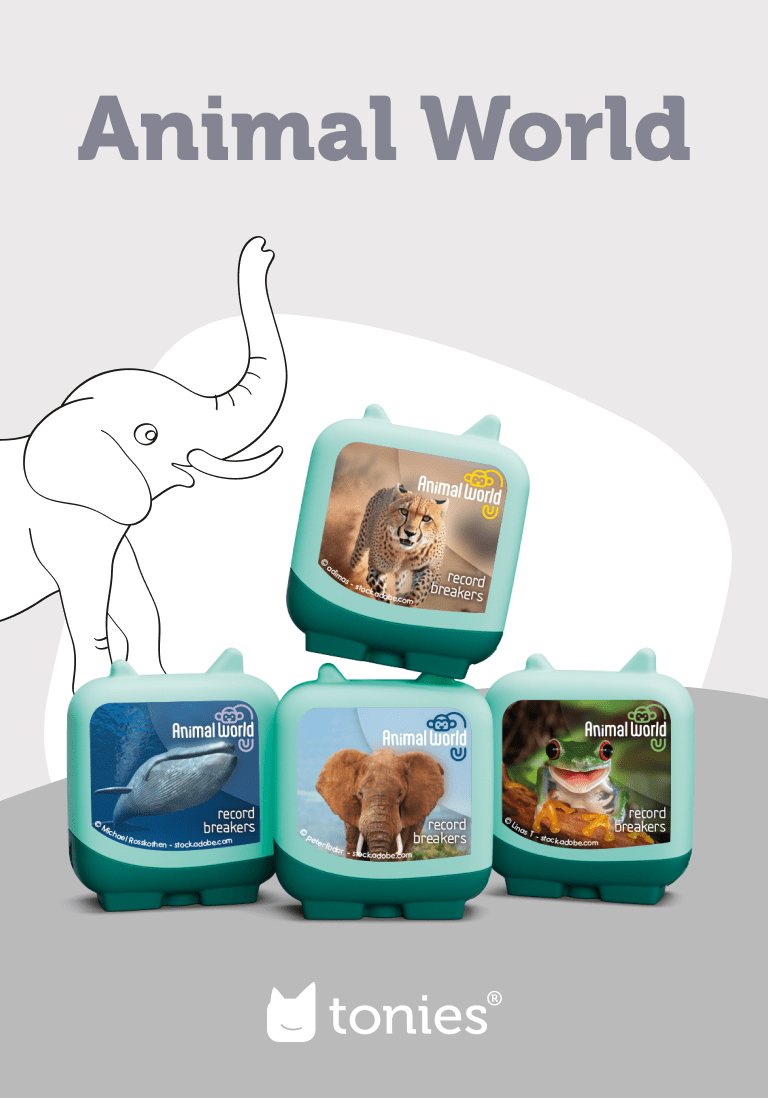 Animal World Record Breakers Clever Tonies - 4 Pack - Image 2
