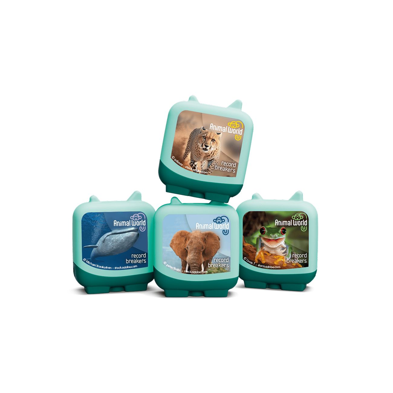Animal World Record Breakers Clever Tonies - 4 Pack