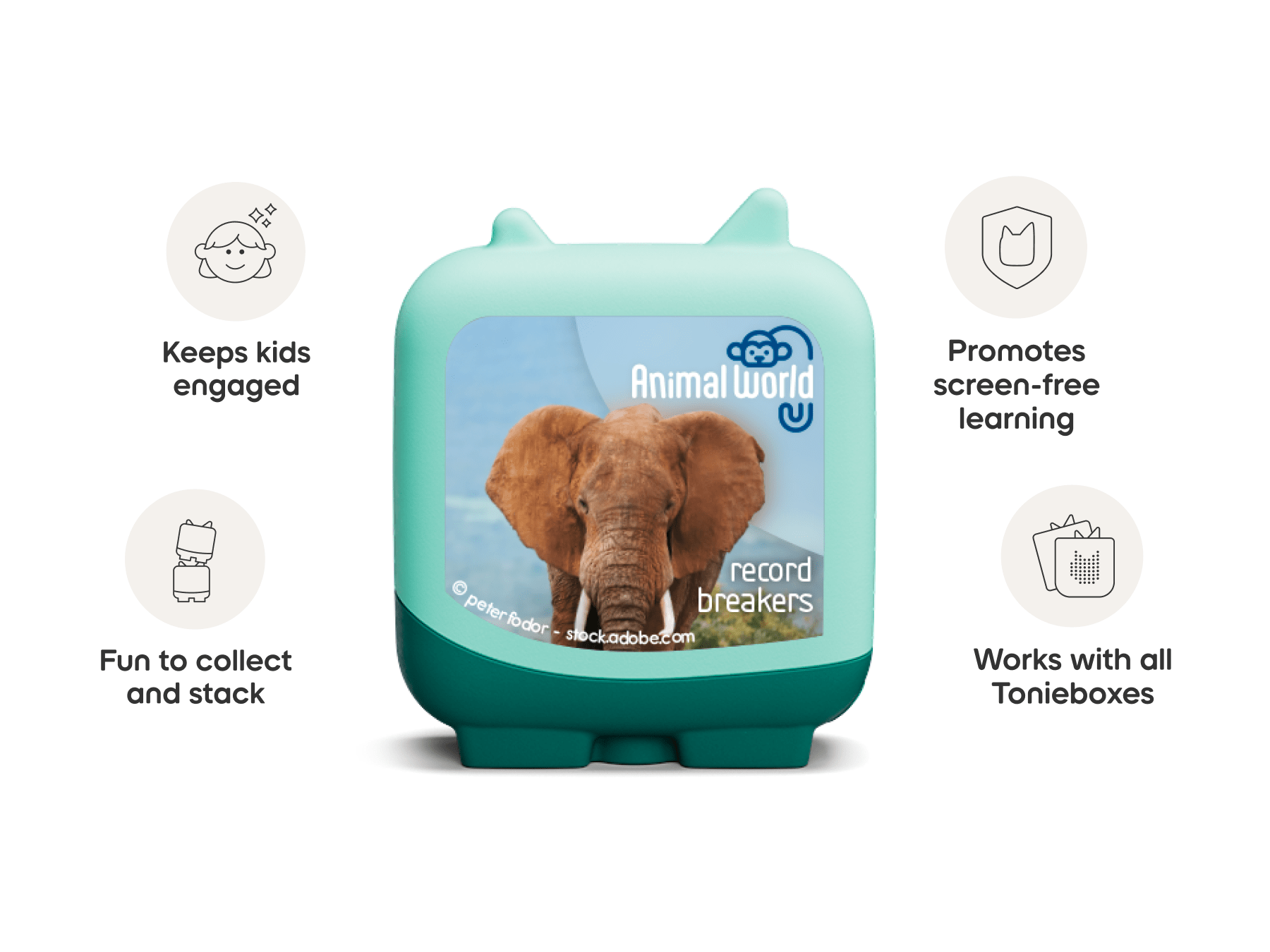 Animal World Record Breakers Clever Tonies - 4 Pack - Image 10