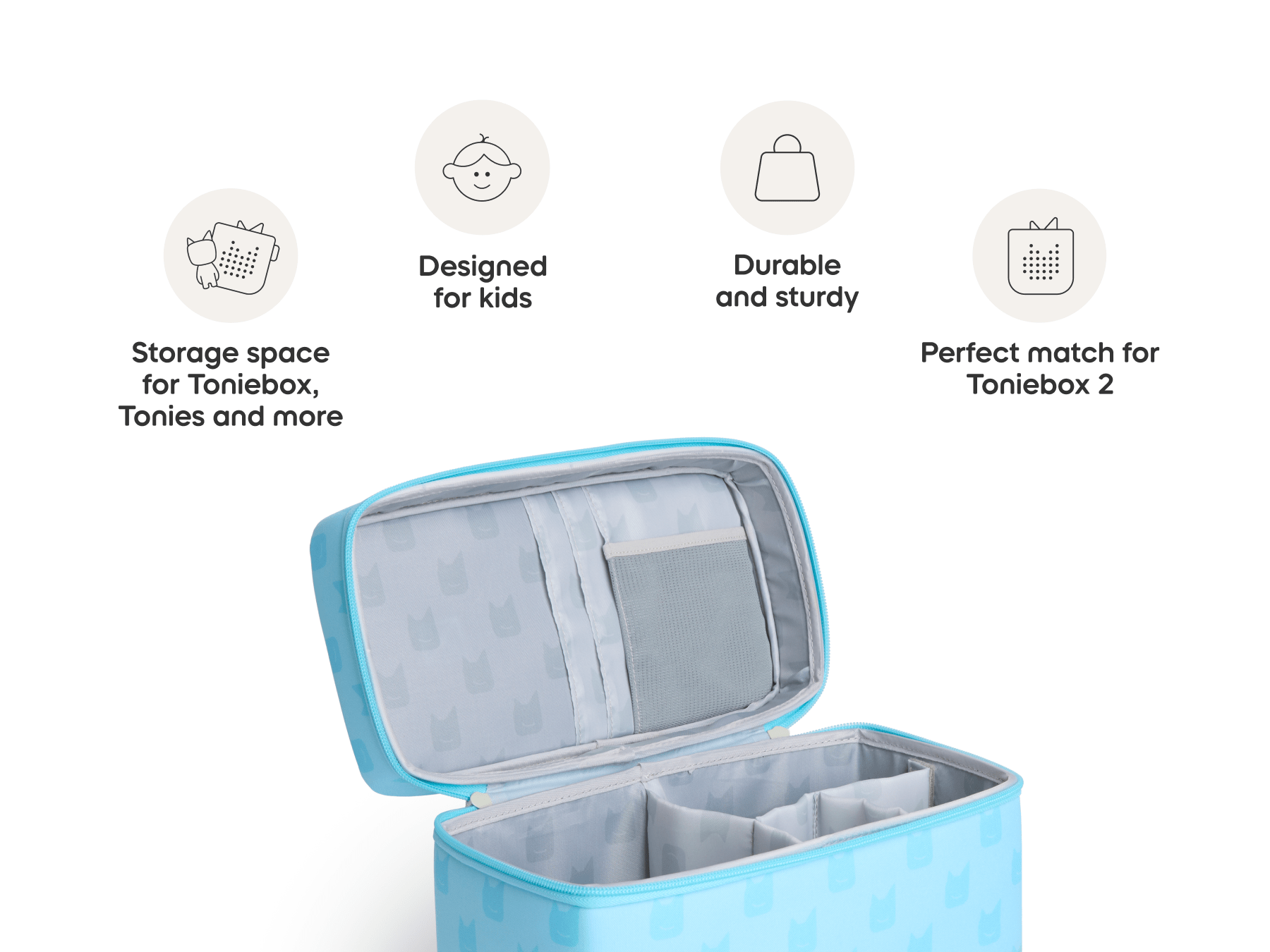 Toniebox All-In-One Carrying Case - Blue - Image 4