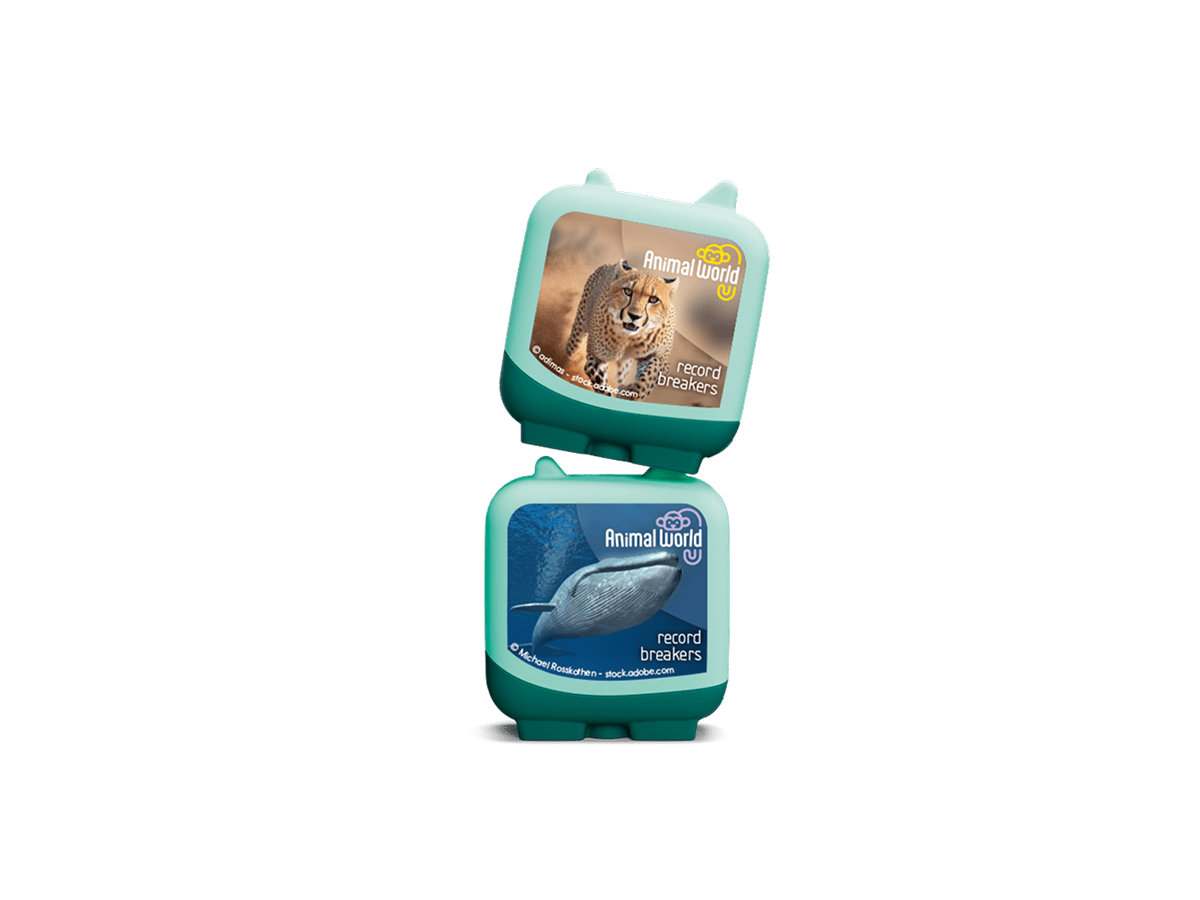 Animal World Cheetah and Blue Whale Clever Tonies - 2 Pack - Image 8