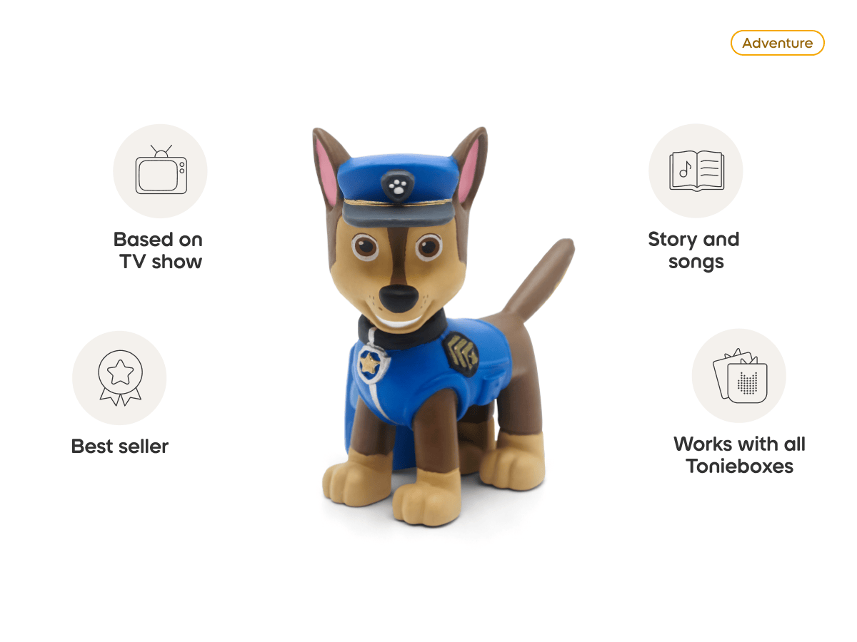 PAW Patrol: Chase Toniebox 2 Play Set - Sunset Red - Image 9