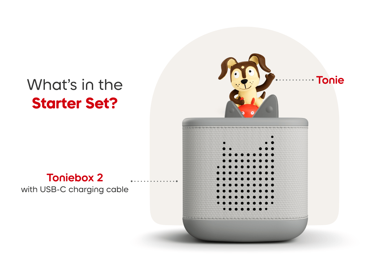 Playtime Puppy Toniebox 2 Starter Set - Moon Gray - Image 6